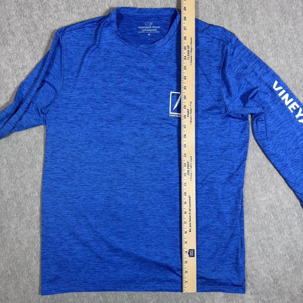 VINEYARD VINES Performance Mens Medium Blue Long Sleeve Stretch Sail - Picture 9 of 11